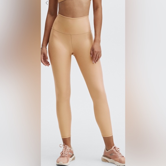 Fabletics Pants - Fabletics PureLuxe Ultra HW 7/8
Legging L/Iridescent Desert Gold/NWT